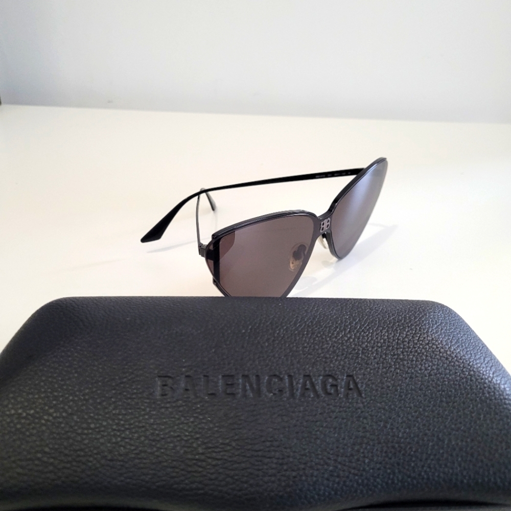 Black Cat Eye Balenciaga Sunglasses